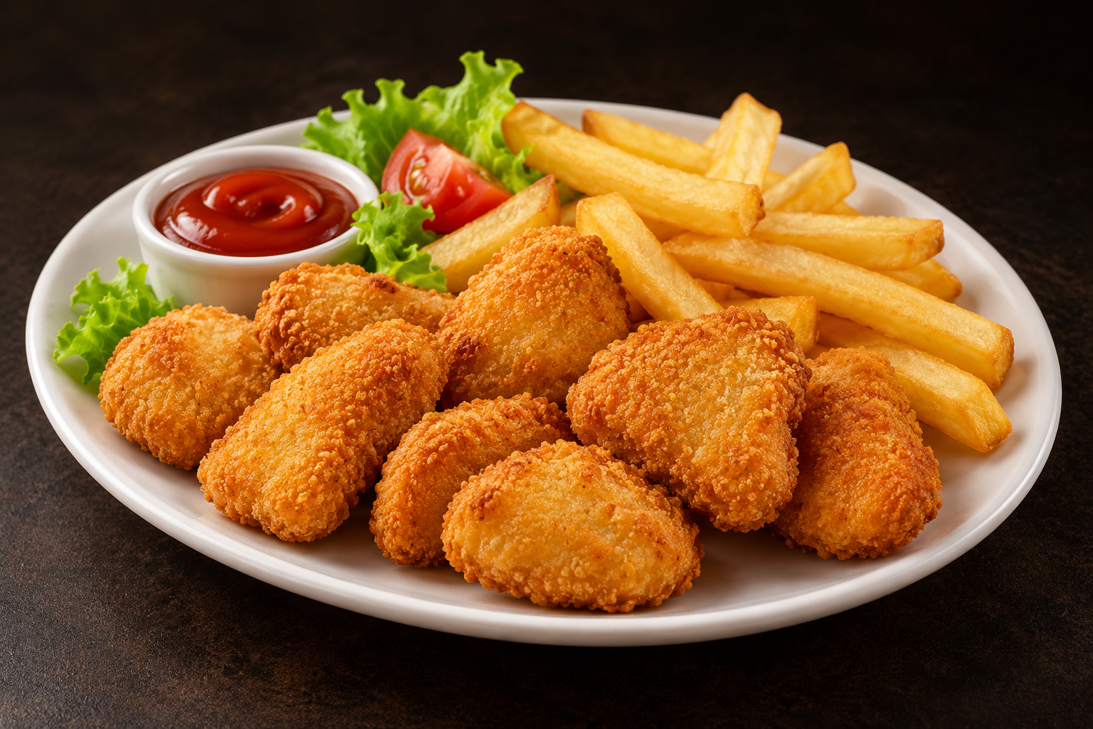 Nuggets con papas